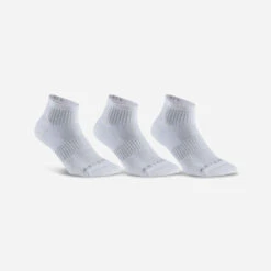 CHAUSSETTES DE SPORT MI-HAUTES ARTENGO RS 500 NOIR LOT DE 3 -Magasin De Vêtements De Sport 8379843