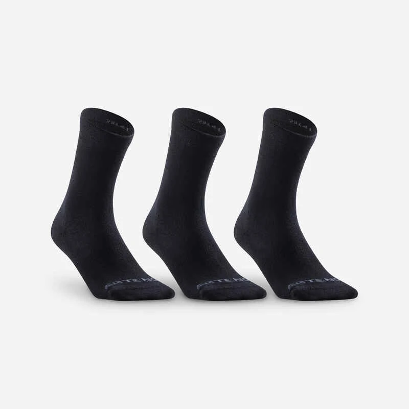Artengo Chaussettes De Sport Hautes RS 160 X 3 - Marine 6 Artengo Chaussettes De Sport Hautes RS 160 X 3 - Marine – Image 6