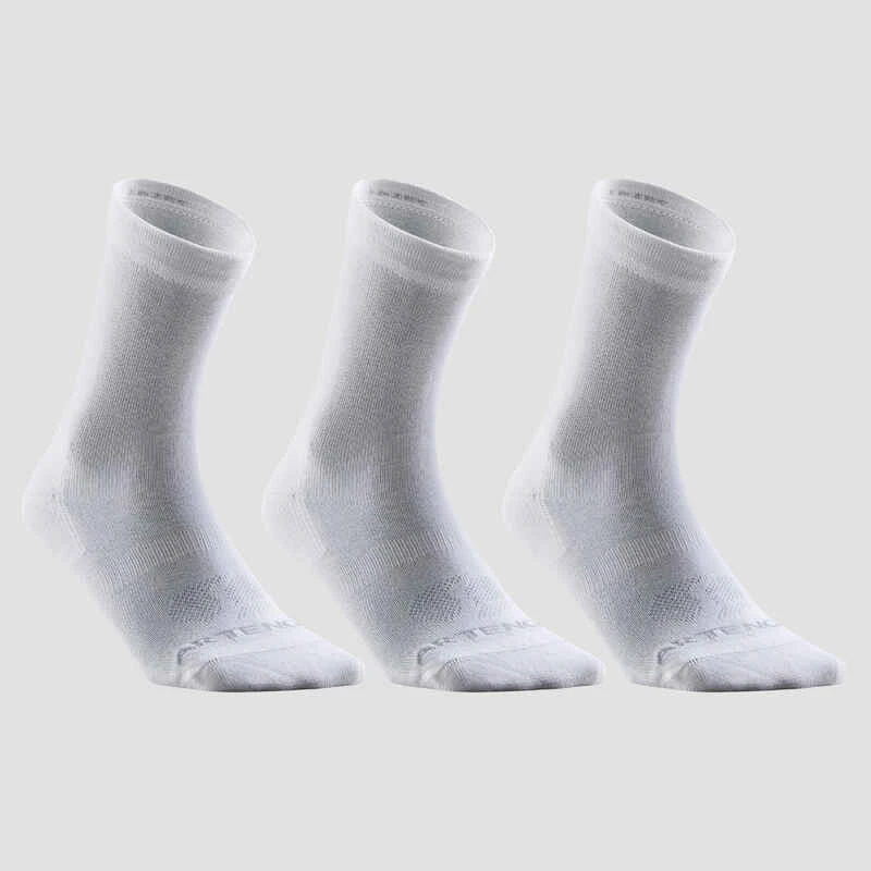 Artengo Chaussettes De Sport Hautes RS 160 X 3 - Marine 7 Artengo Chaussettes De Sport Hautes RS 160 X 3 - Marine – Image 7