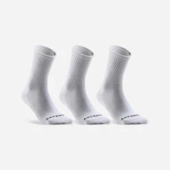 Artengo CHAUSSETTES DE SPORT HAUTES RS 100 BLANCHE LOT DE 3 24 Artengo CHAUSSETTES DE SPORT HAUTES RS 100 BLANCHE LOT DE 3 -Magasin De Vêtements De Sport 8488911