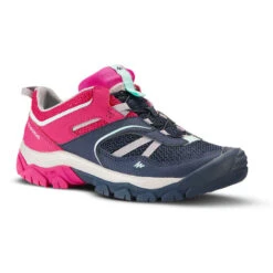 Quechua Chaussures De Randonnée Montagne Basses Lacet Fille Crossrock Bleue 35-38 -Magasin De Vêtements De Sport 8492167