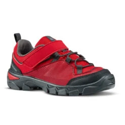 Quechua Chaussures De Randonnée Enfant Avec Scratch MH120 LOW Grises Et Vertes 28 AU 34 -Magasin De Vêtements De Sport 8504151