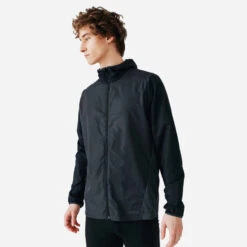 VESTE COUPE VENT DE RUNNING HOMME KALENJI RUN WIND BLEU ARDOISE -Magasin De Vêtements De Sport 8504184