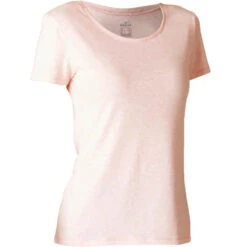 T-shirt Regular Fitness Femme - 500 Essentials Rose Chiné 33 T-shirt Regular Fitness Femme - 500 Essentials Rose Chiné -Magasin De Vêtements De Sport 8504547