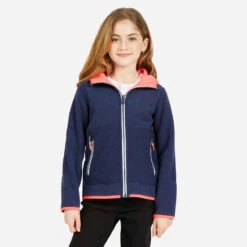 Tribord Veste Polaire Chaude Réversible Enfant Sailing 500 Navy Rose -Magasin De Vêtements De Sport 8510442