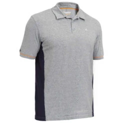 Tribord Polo Manche Courte De Voile Homme SAILING 100 Gris Chine -Magasin De Vêtements De Sport 8512269
