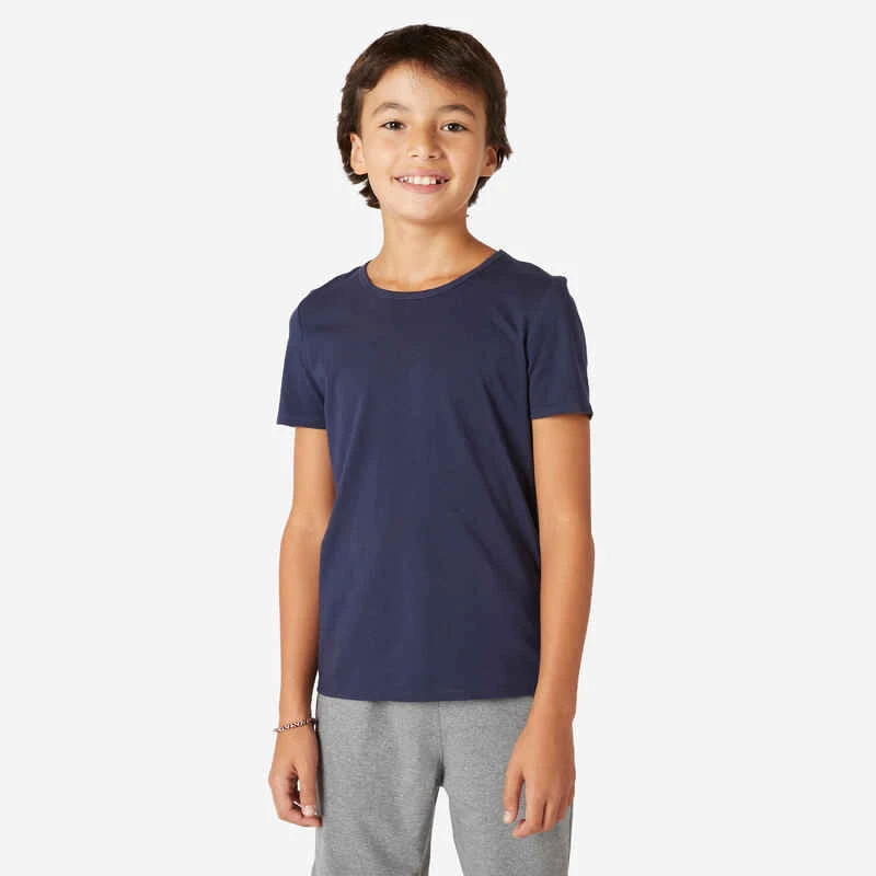 T-shirt Enfant Coton - Basique Marine 6 T-shirt Enfant Coton - Basique Marine – Image 6