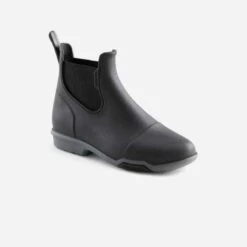 Boots équitation Enfant 100 Noir Et Gris 18 Boots équitation Enfant 100 Noir Et Gris -Magasin De Vêtements De Sport 8520619