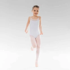 Justaucorps Danse Classique à Fines Bretelles Blanc Fille 14 Justaucorps Danse Classique à Fines Bretelles Blanc Fille -Magasin De Vêtements De Sport 8550353