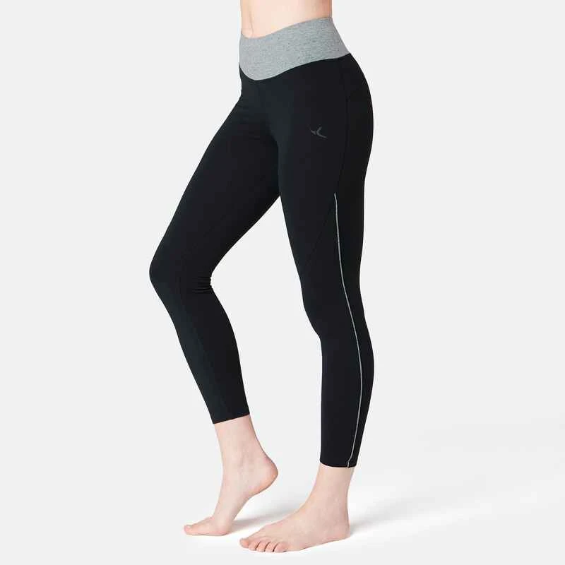 Legging 7/8 510 Piping Fitness Femme Bleu Marine/noir 9 Legging 7/8 510 Piping Fitness Femme Bleu Marine/noir – Image 9