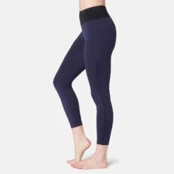 Legging 7/8 510 Piping Fitness Femme Bleu Marine/noir 19 Legging 7/8 510 Piping Fitness Femme Bleu Marine/noir -Magasin De Vêtements De Sport 8553056