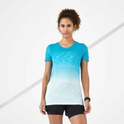 TEE SHIRT RUNNING FEMME RESPIRANT KIPRUN CARE ROUGE -Magasin De Vêtements De Sport 8556985