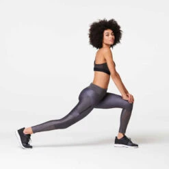 Kalenji Legging Long Running Respirant Femme - Dry+ Feel Violet -Magasin De Vêtements De Sport 8558536