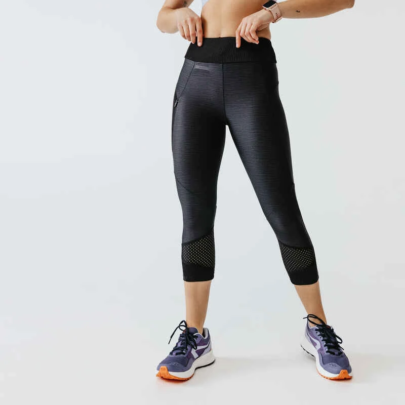Kalenji Legging Court Running Respirant Femme - Dry+ Feel Bleu 9 Kalenji Legging Court Running Respirant Femme - Dry+ Feel Bleu – Image 9