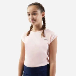 Artengo T-shirt De Tennis Fille - TTS500 Bleu -Magasin De Vêtements De Sport 8582861