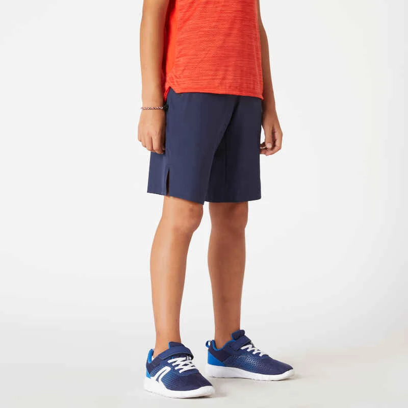 Short Garçon Synthétique Respirant - W500 Noir 6 Short Garçon Synthétique Respirant - W500 Noir – Image 6