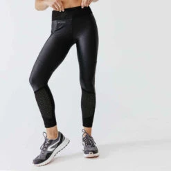 Kalenji Legging Long Running Respirant Femme - Dry+ Feel Violet -Magasin De Vêtements De Sport 8595619