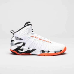 CHAUSSURES DE BASKETBALL HOMME/FEMME - SS500 GRIS ORANGE -Magasin De Vêtements De Sport 8608625