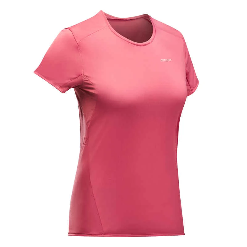 Quechua T-shirt Manches Courtes De Randonnée Montagne - MH100 - Femme 6 Quechua T-shirt Manches Courtes De Randonnée Montagne - MH100 - Femme – Image 6
