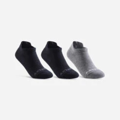 CHAUSSETTES TENNIS ENFANT BASSES ARTENGO RS 160 NOIR NOIR GRIS LOT DE 3 13 CHAUSSETTES TENNIS ENFANT BASSES ARTENGO RS 160 NOIR NOIR GRIS LOT DE 3 -Magasin De Vêtements De Sport 8640102