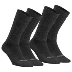 Quechua Chaussettes Chaudes De Randonnée - SH500 U-WARM MID - Adulte X 2 Paires -Magasin De Vêtements De Sport 8641372