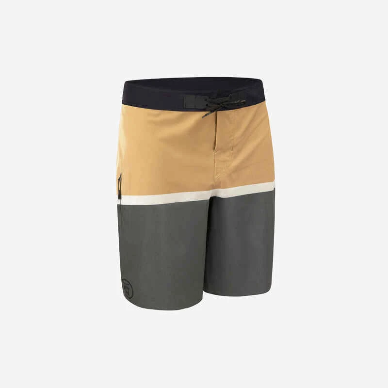 Surf Boardshort Standard 900 Flat Belt DARKCALIFA BLACK 10 Surf Boardshort Standard 900 Flat Belt DARKCALIFA BLACK – Image 10