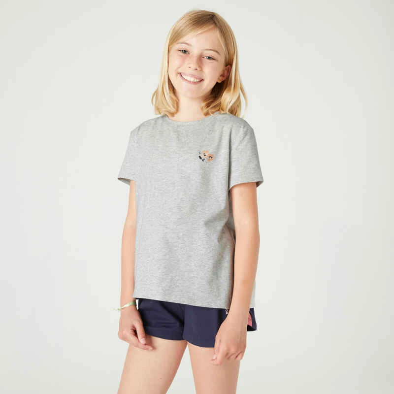 T-SHIRT FILLE COTON Blanc 6 T-SHIRT FILLE COTON Blanc – Image 6