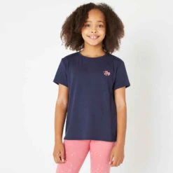 T-SHIRT FILLE COTON Blanc 19 T-SHIRT FILLE COTON Blanc -Magasin De Vêtements De Sport 8646527