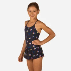 Maillot De Bain De Natation 1 Pièce Jupette Lila All Omi Marine -Magasin De Vêtements De Sport 8647865