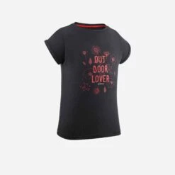 Quechua T-Shirt De Randonnée - MH100 BEIGE - Enfant 7-15 Ans -Magasin De Vêtements De Sport 8664898