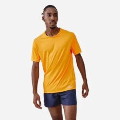 Kalenji T-shirt Running Respirant Homme - Dry+ Bleu Foncé -Magasin De Vêtements De Sport 8666023