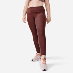 Kalenji Legging Running Gainant Femme (du XS Au 5XL - Grande Taille) - Marron -Magasin De Vêtements De Sport 8666514