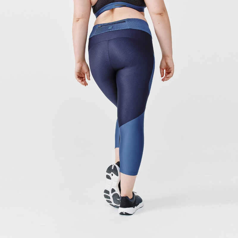 Kalenji Legging Court Running Respirant Femme - Dry+ Feel Bleu 12 Kalenji Legging Court Running Respirant Femme - Dry+ Feel Bleu – Image 12