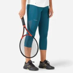 Artengo Legging Tennis Court Dry Femme - Corsaire Dry HIP BALL Vert Foncé 15 Artengo Legging Tennis Court Dry Femme - Corsaire Dry HIP BALL Vert Foncé -Magasin De Vêtements De Sport 8667369