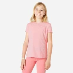 T-shirt Respirant Fille - NKF500 Noir -Magasin De Vêtements De Sport 8669241