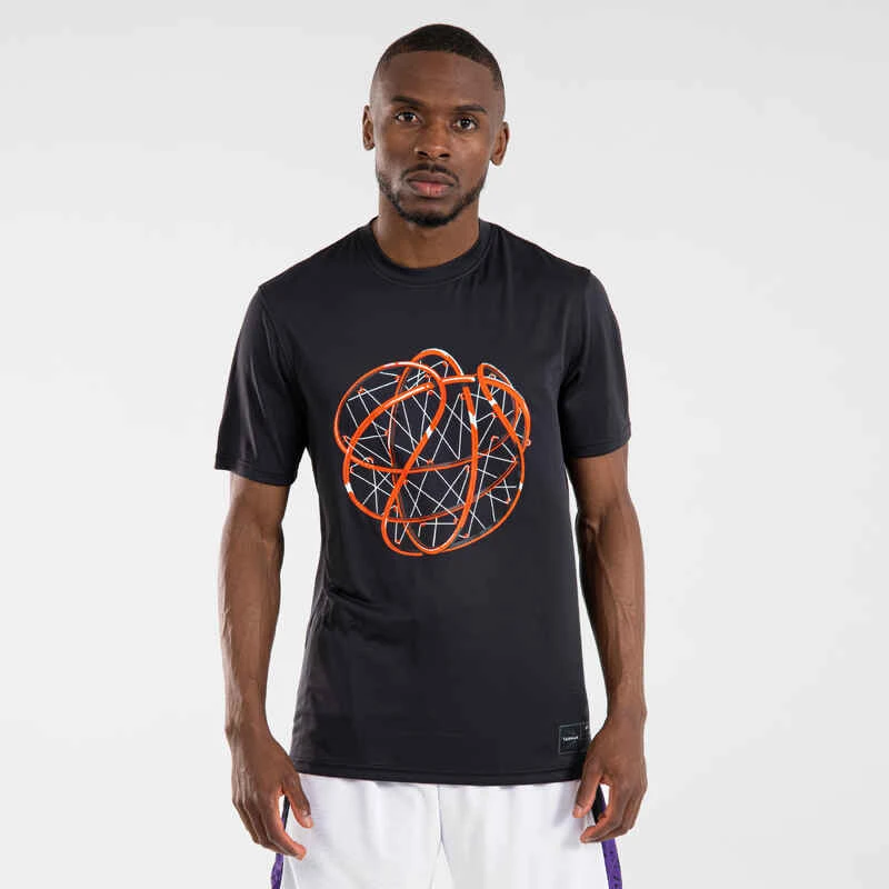 T-SHIRT / MAILLOT BASKETBALL HOMME/FEMME - TS500 FAST NOIR 9 T-SHIRT / MAILLOT BASKETBALL HOMME/FEMME - TS500 FAST NOIR – Image 9