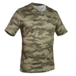 T-shirt Manches Courtes Respirant Chasse Homme 100 Vert Clair -Magasin De Vêtements De Sport 8669597