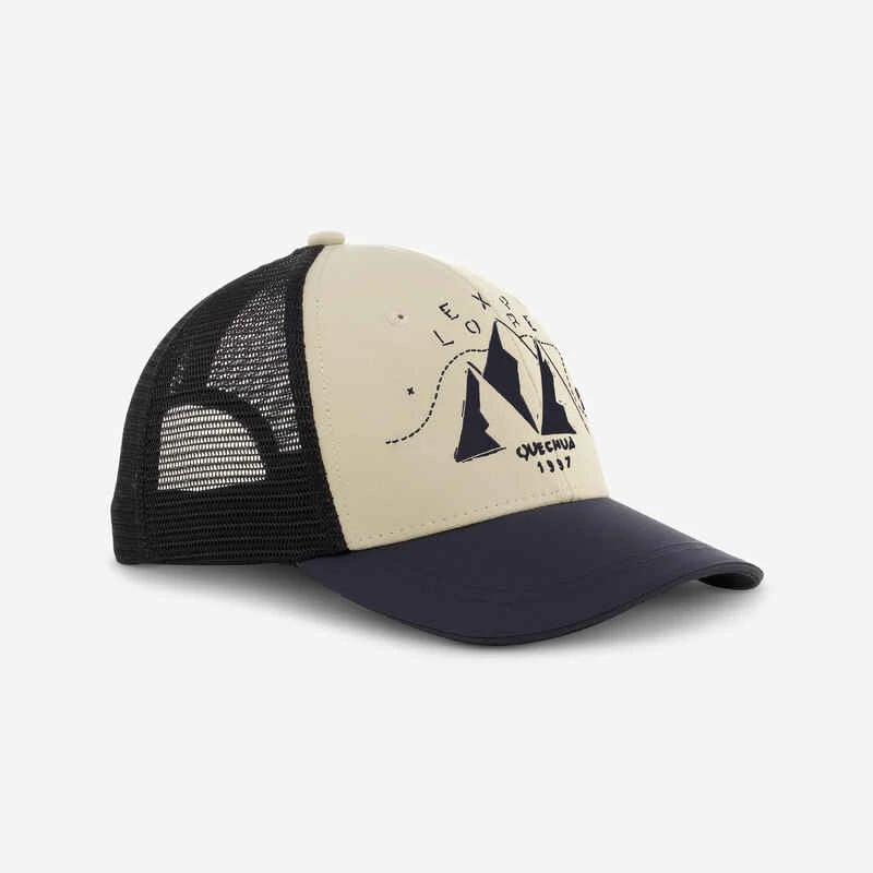Quechua Casquette Trucker Blanche Enfant MH100 11 Quechua Casquette Trucker Blanche Enfant MH100 – Image 11