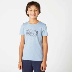 T-shirt Enfant Coton - Basique Rouge Avec Imprimé -Magasin De Vêtements De Sport 8731216