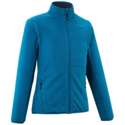 Quechua Veste Polaire De Randonnée - MH150 Bleue - Enfant 7-15 Ans -Magasin De Vêtements De Sport 8749546