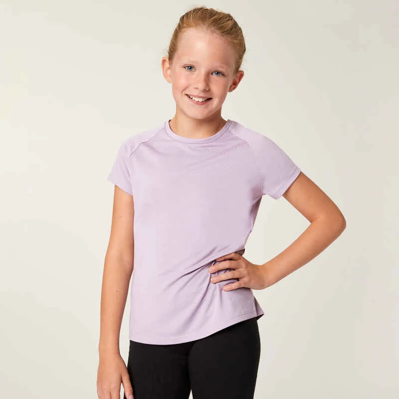 Decathlon T-shirt Fille Respirant - S500 Violet 6 Decathlon T-shirt Fille Respirant - S500 Violet – Image 6