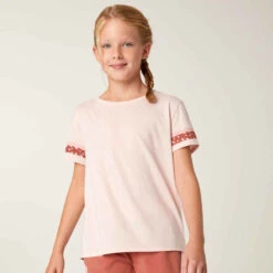 T-SHIRT FILLE COTON Blanc 23 T-SHIRT FILLE COTON Blanc -Magasin De Vêtements De Sport 8787300