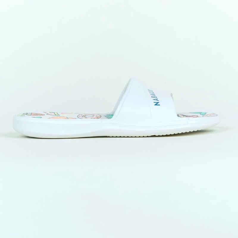 Sandale Claquette Piscine Enfant SLAP 500 PRINT Croco Bleu Noir 8 Sandale Claquette Piscine Enfant SLAP 500 PRINT Croco Bleu Noir – Image 8