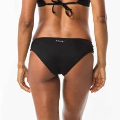 Bas De Maillot De Bain De Surf Femme Plissée Côté NIKI NOIR -Magasin De Vêtements De Sport bas de maillot de bain de surf femme plissee cote niki noir 2