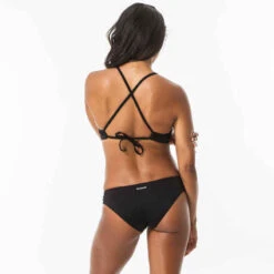 Bas De Maillot De Bain De Surf Femme Plissée Côté NIKI NOIR -Magasin De Vêtements De Sport bas de maillot de bain de surf femme plissee cote niki noir 5
