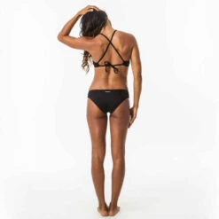 Bas De Maillot De Bain De Surf Femme Plissée Côté NIKI NOIR -Magasin De Vêtements De Sport bas de maillot de bain de surf femme plissee cote niki noir 9