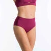 Bas De Maillot De Bain De Surf Femme Taille Haute ROMI ROUGE BORDEAUX
