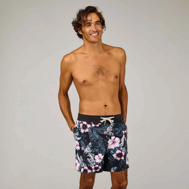Boardshort Surf 500 17" HIBISCO CORAL 2 Boardshort Surf 500 17" HIBISCO CORAL – Image 2