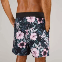 Boardshort Surf 500 17" HIBISCO CORAL 14 Boardshort Surf 500 17" HIBISCO CORAL -Magasin De Vêtements De Sport boardshort surf 500 17quote homme good bleu 2