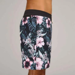 Boardshort Surf 500 17" HIBISCO CORAL 15 Boardshort Surf 500 17" HIBISCO CORAL -Magasin De Vêtements De Sport boardshort surf 500 17quote homme good bleu 3
